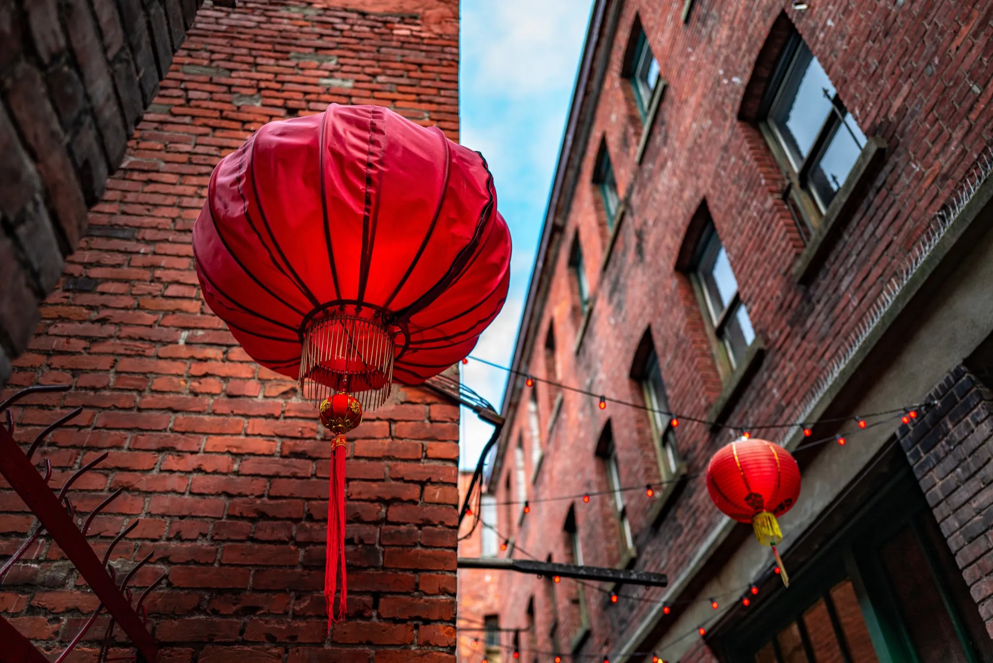 Lantern in Victoria's Chinatown