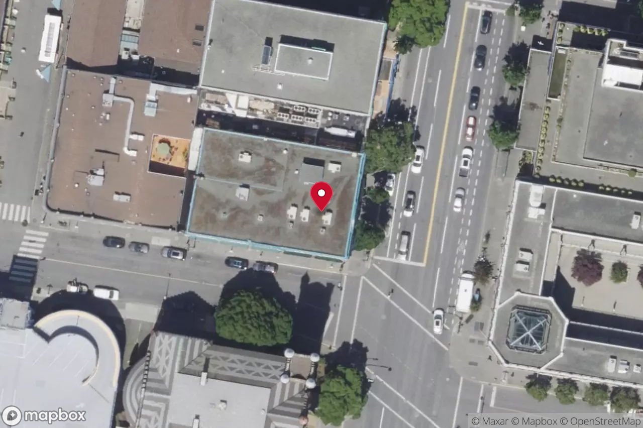Aerial view of 301 – 1012 Douglas St, Victoria