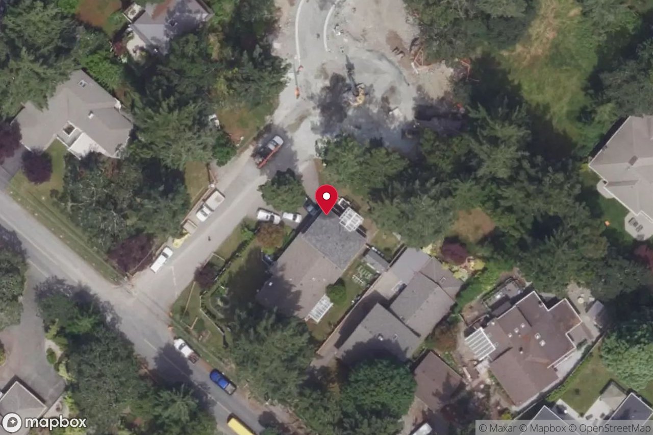 Aerial view of 3913 Woodlands Pl, Saanich