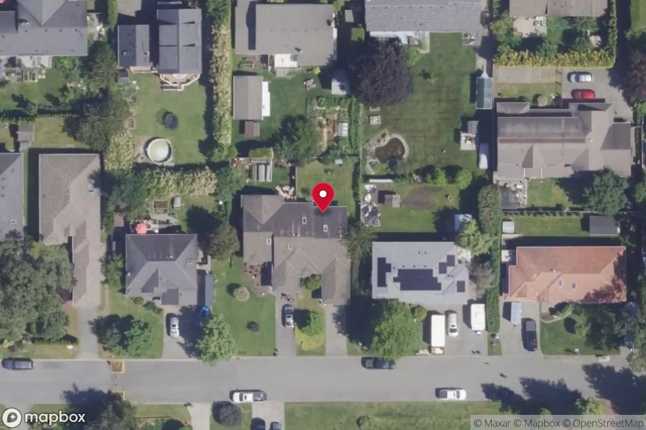 Aerial view of 1108 Lucille Dr, Central Saanich