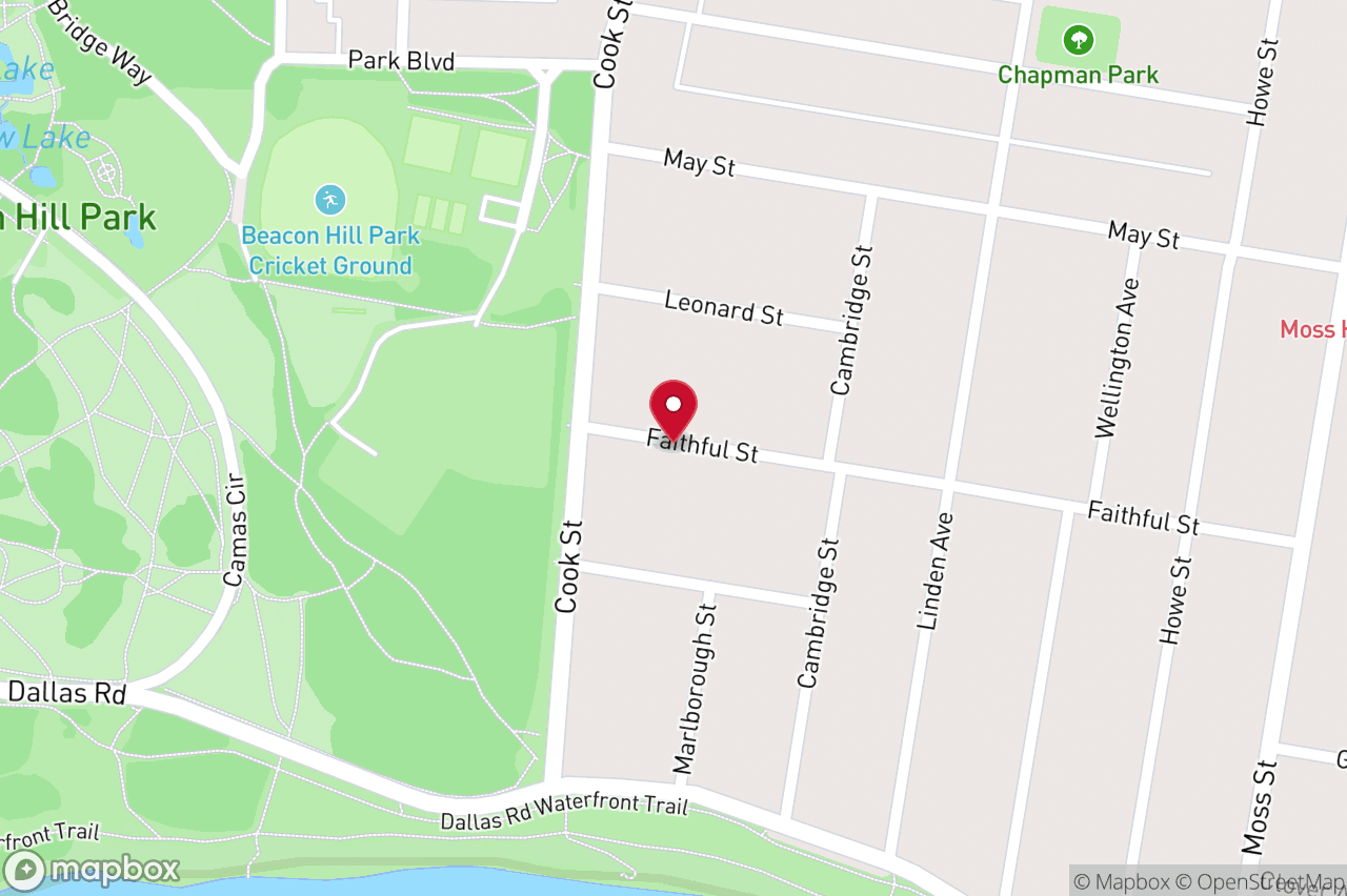 Map of 1115 Faithful St, Victoria