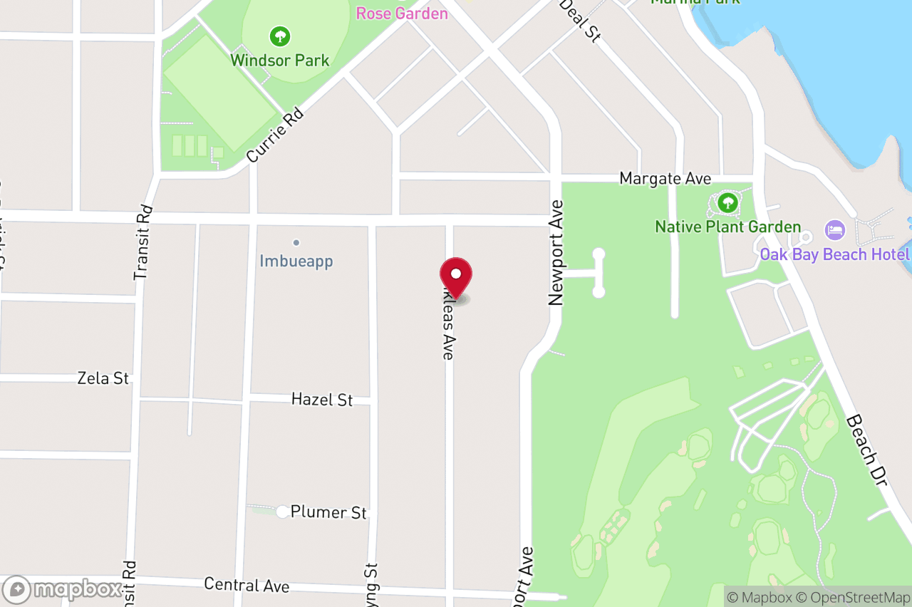 Map of 943 Linkleas Ave, Oak Bay