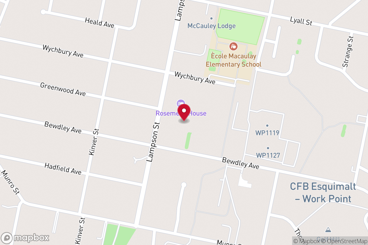 Map of 404 – 423 Lampson St, Esquimalt