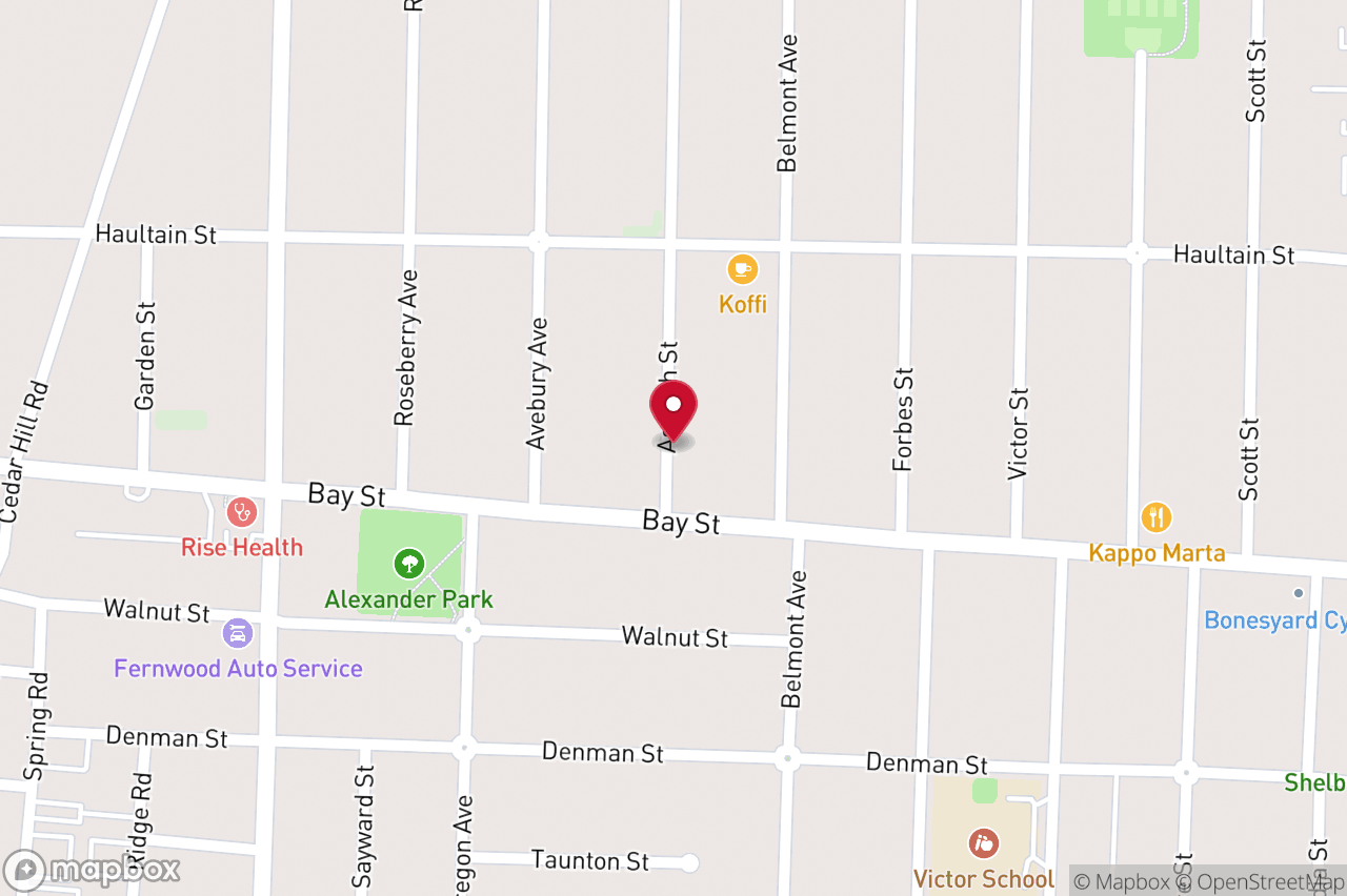Map of 2517 Asquith St, Victoria