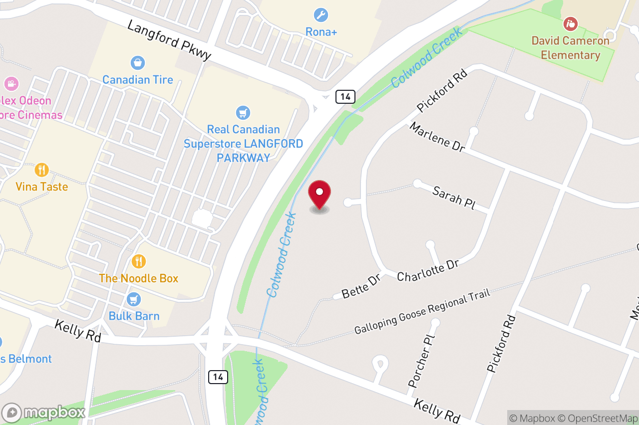 Map of 2827 Pickford Rd, Colwood