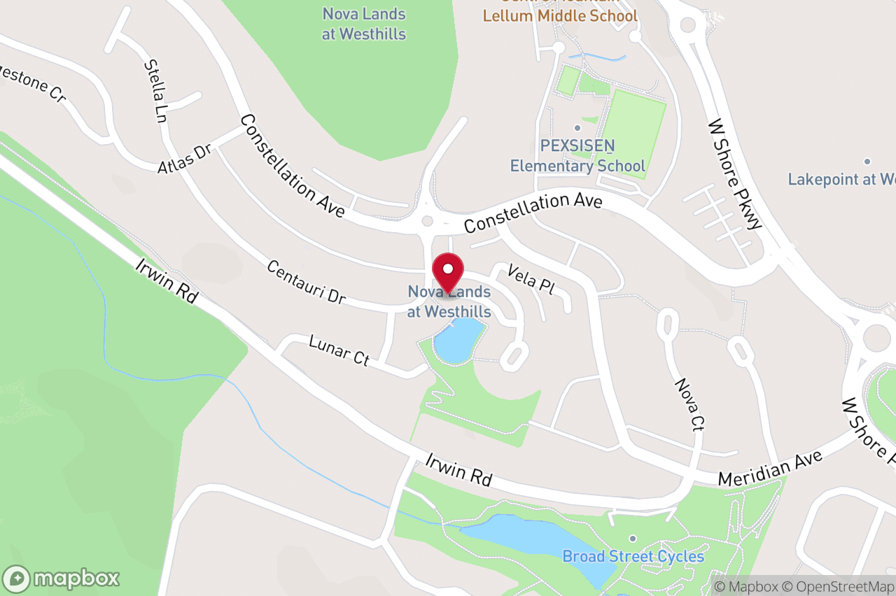 Map of 2728 Celestial Crt, Langford