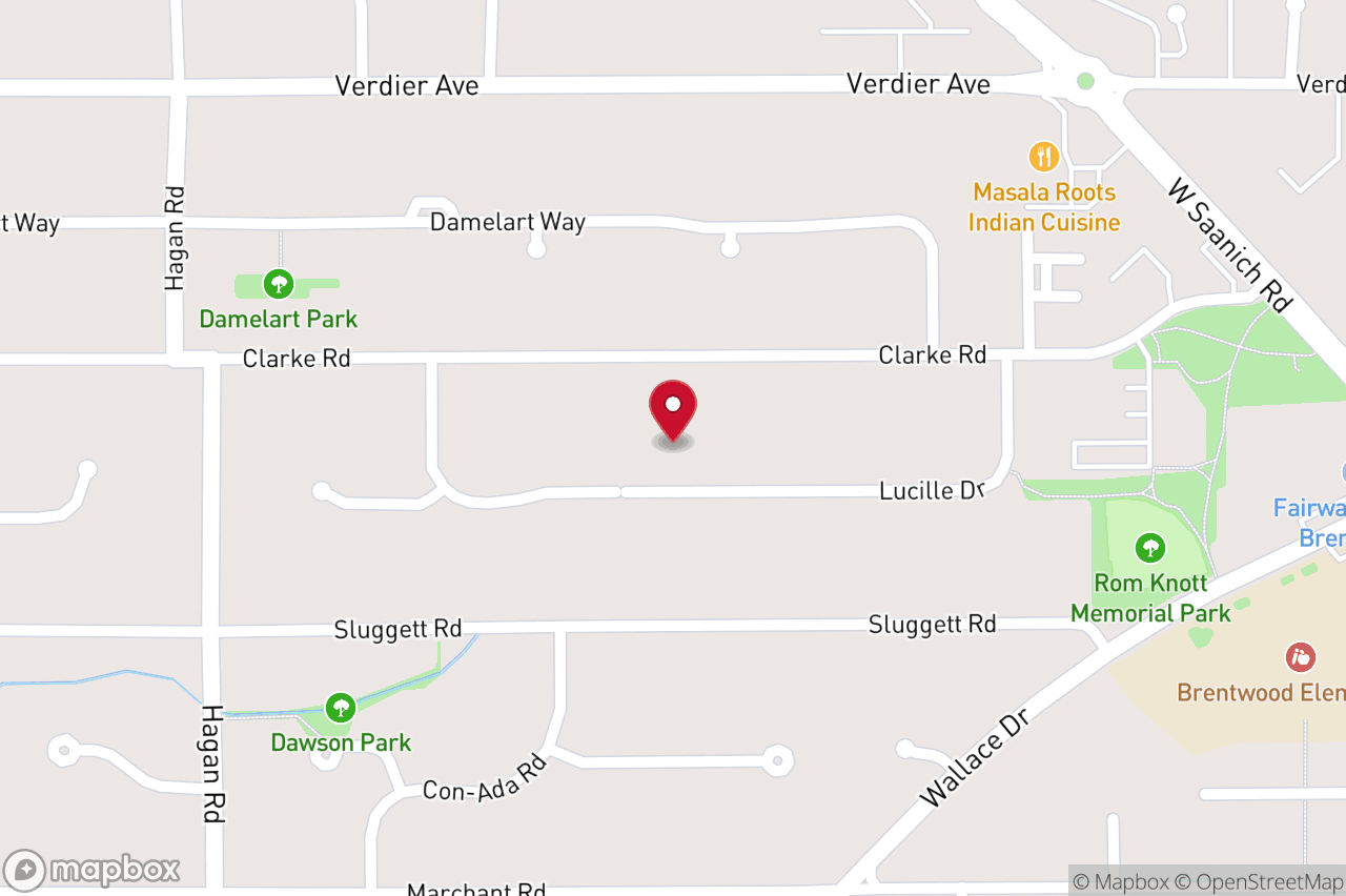 Map of 1108 Lucille Dr, Central Saanich