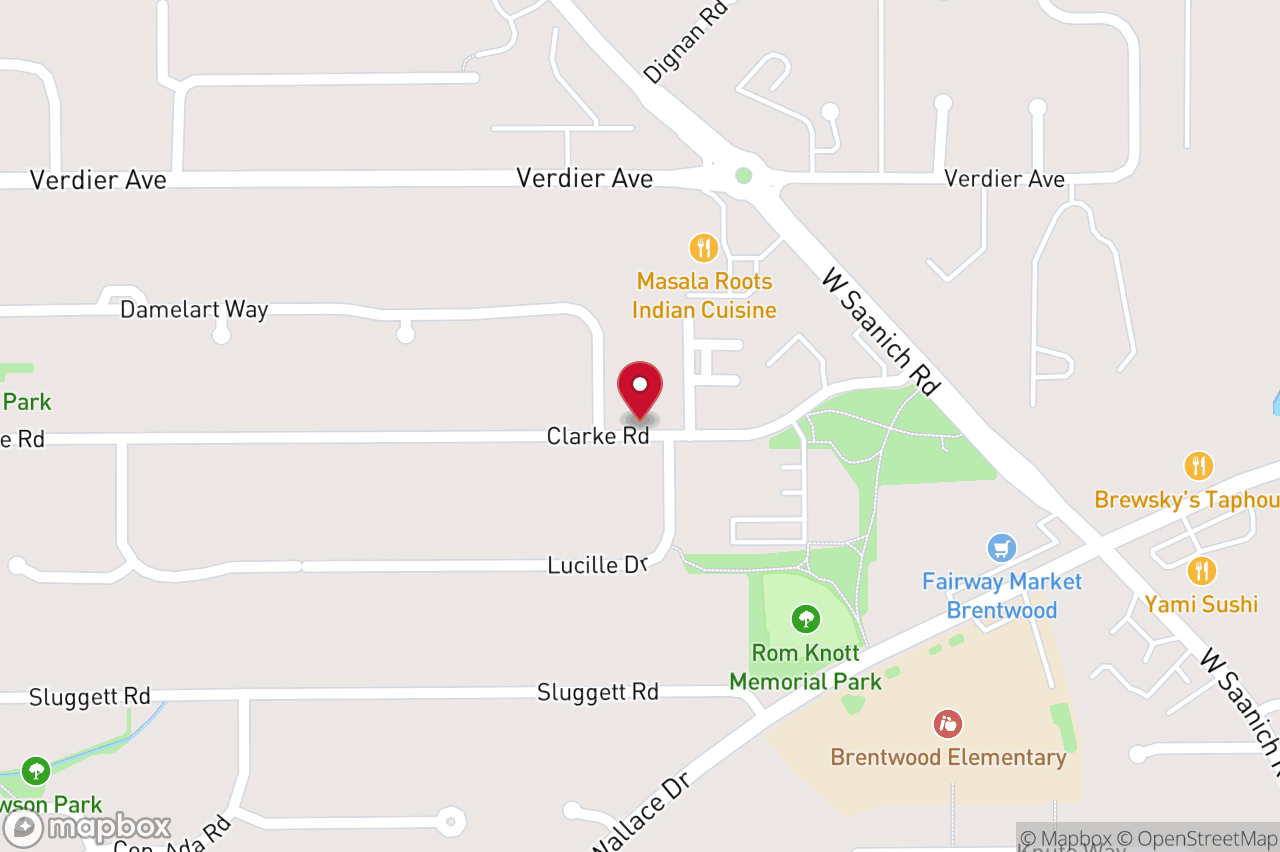 Map of 1176 Clarke Rd, Central Saanich