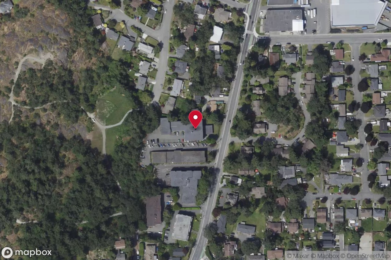Aerial view of 742 Lampson St, Esquimalt