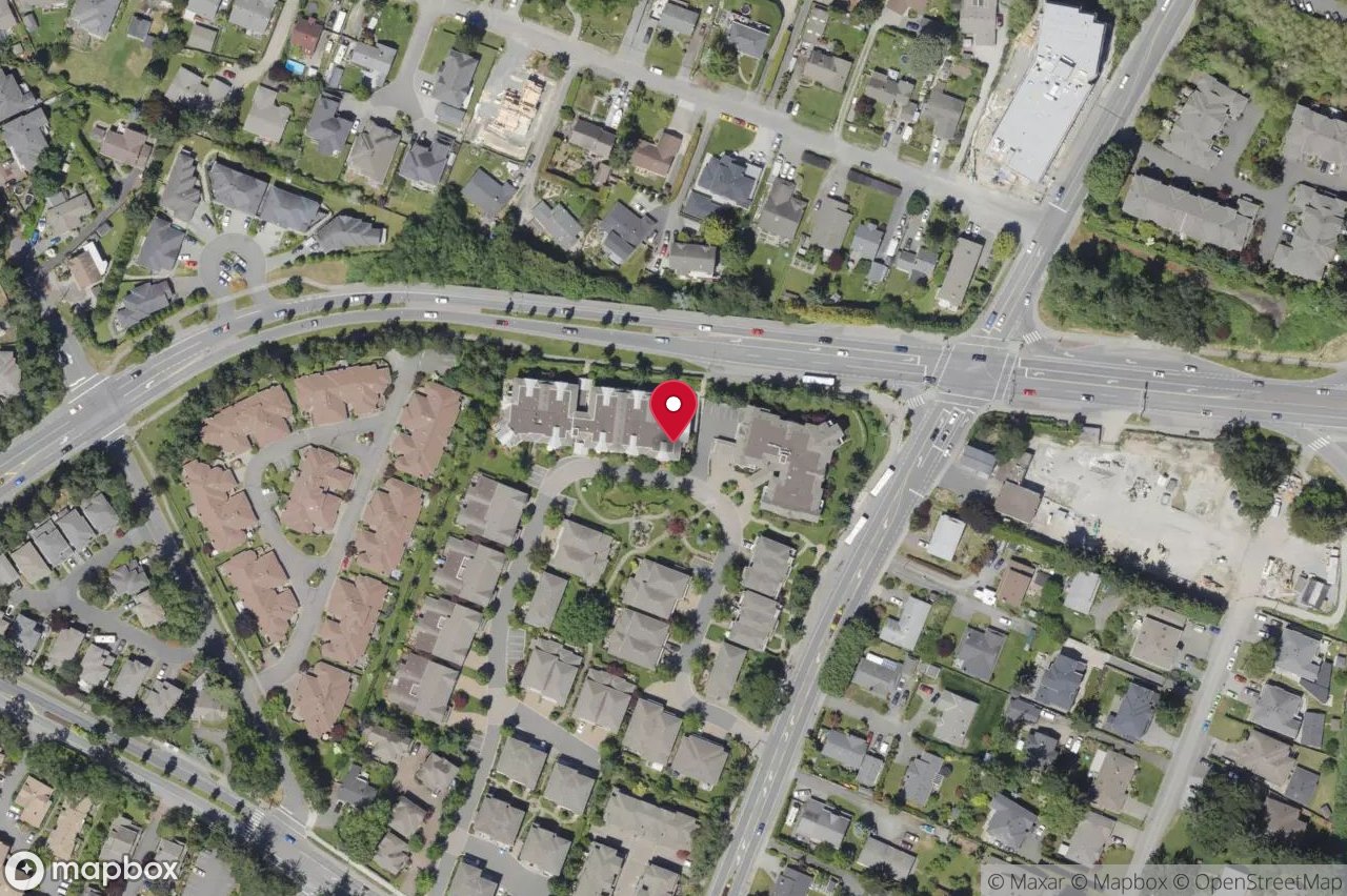 Aerial view of 308 – 537 Heatherdale Lane, Saanich