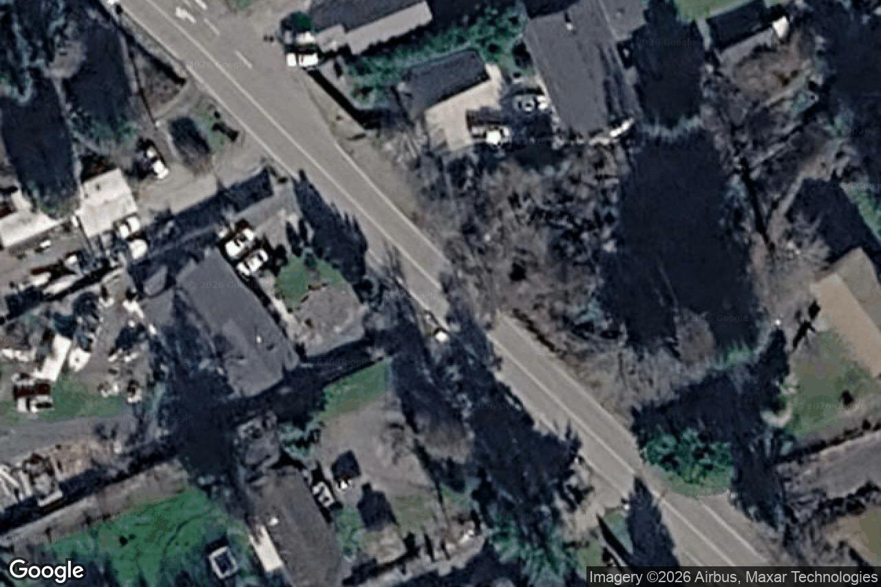 Aerial view of 2099 Maple Ave, Sooke