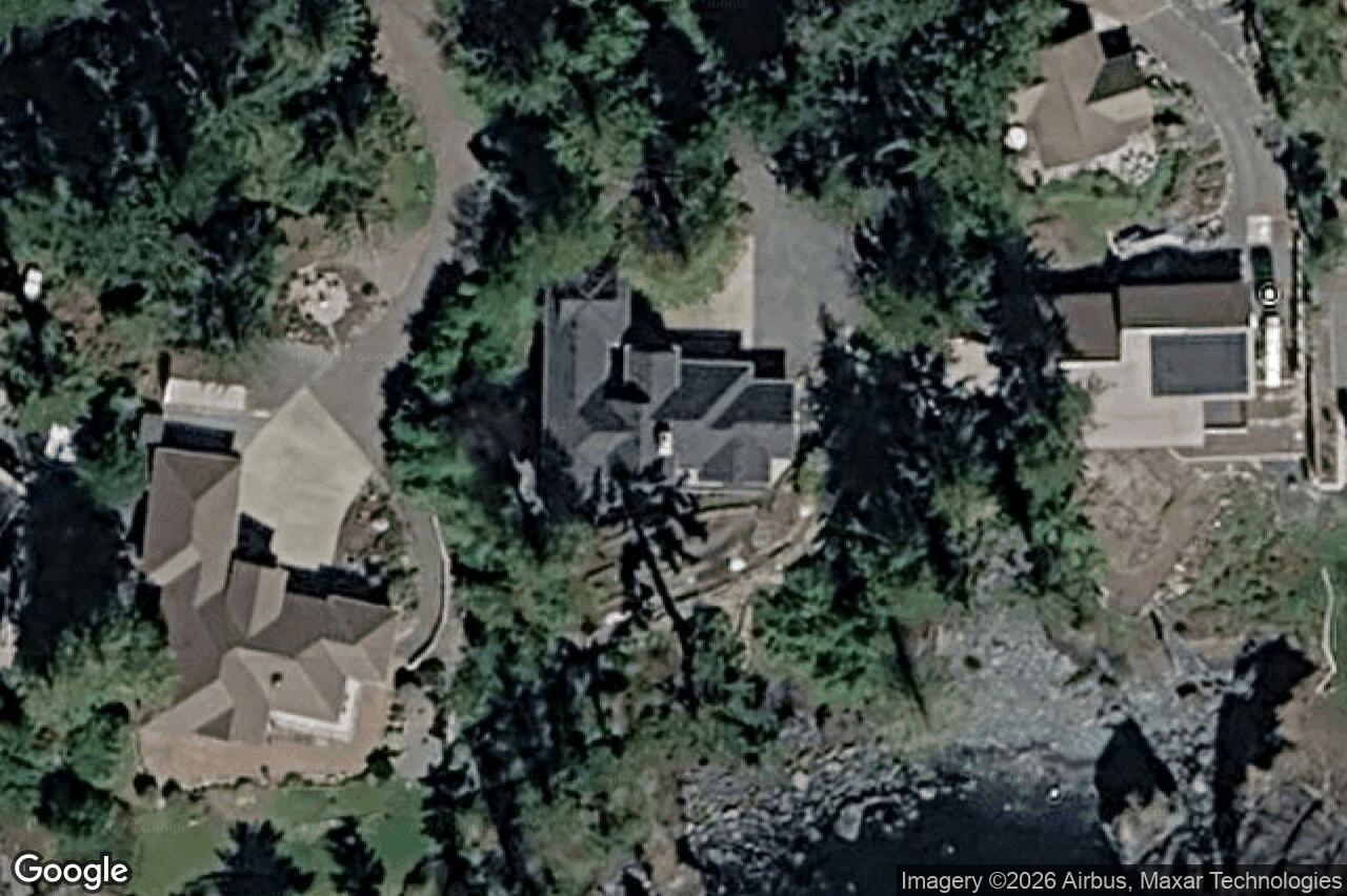 Aerial view of 2476 Lighthouse Point Rd, Sooke
