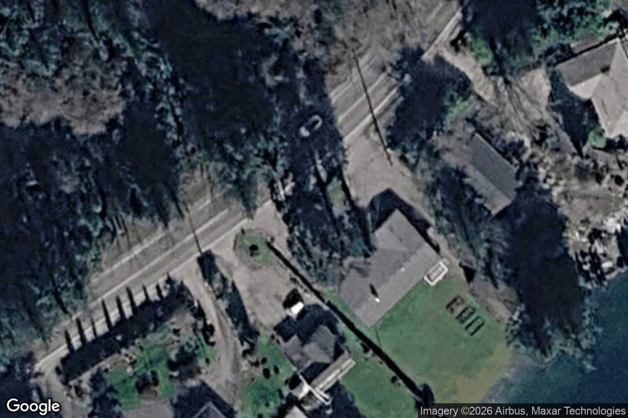 Aerial view of 5979 Sooke Rd, Sooke