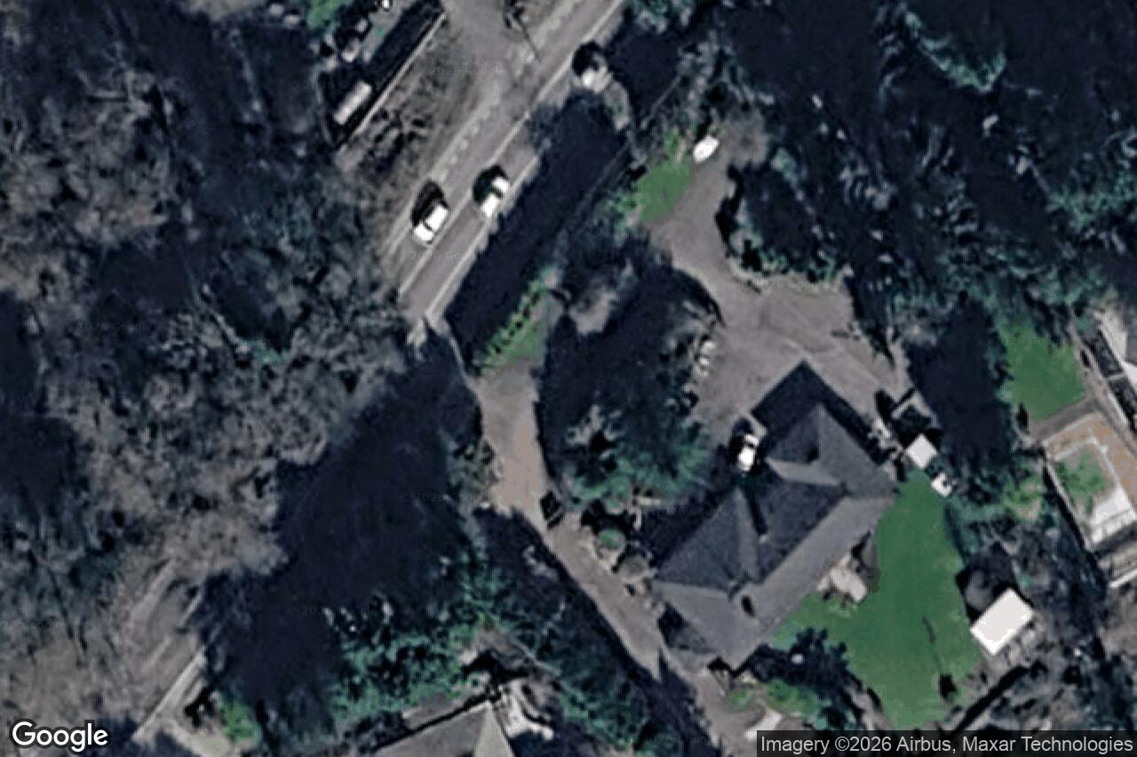 Aerial view of 5957 Sooke Rd, Sooke