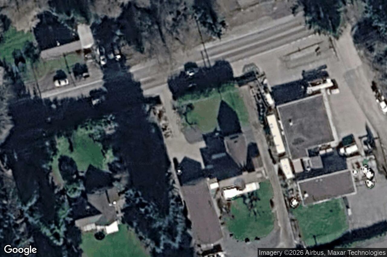 Aerial view of 5877 Sooke Rd, Sooke