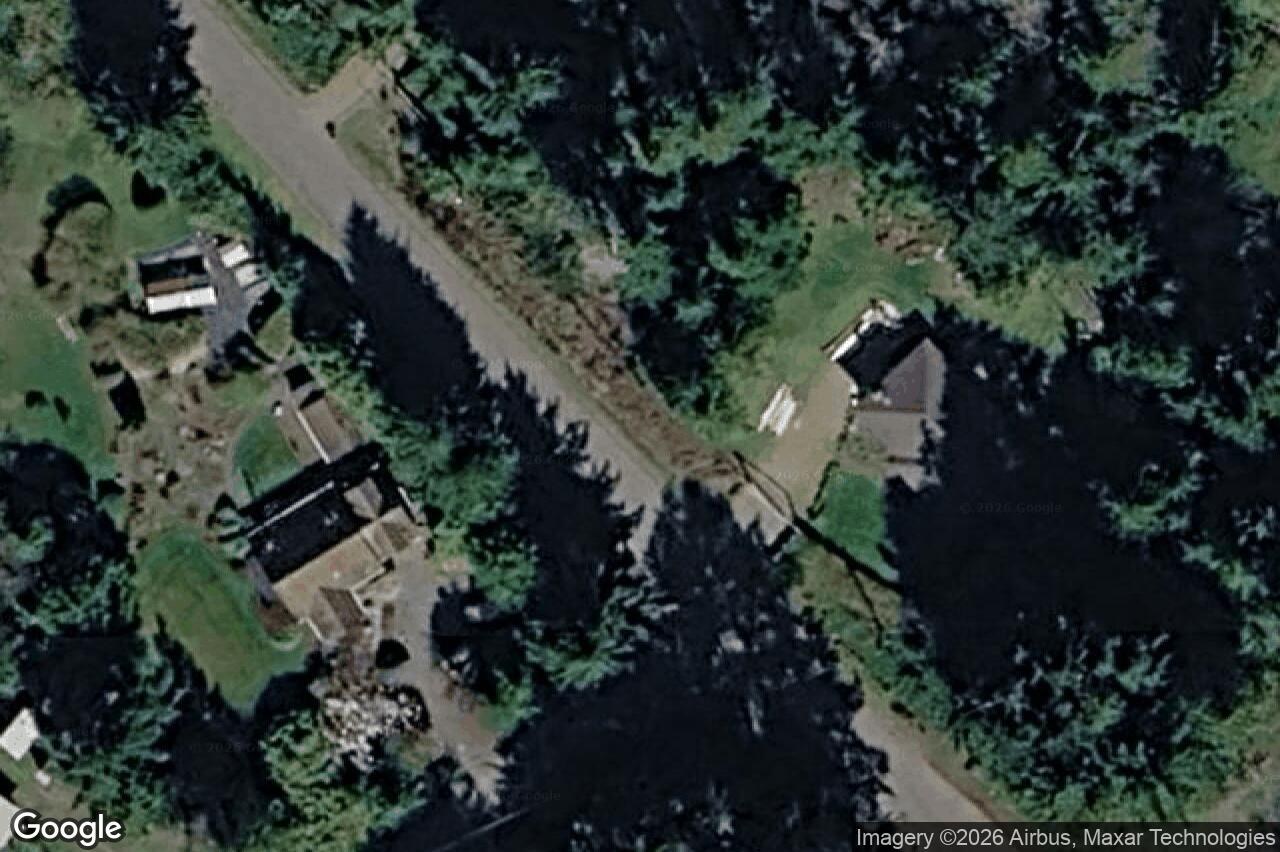Aerial view of 2823 Woodhaven Rd, Sooke