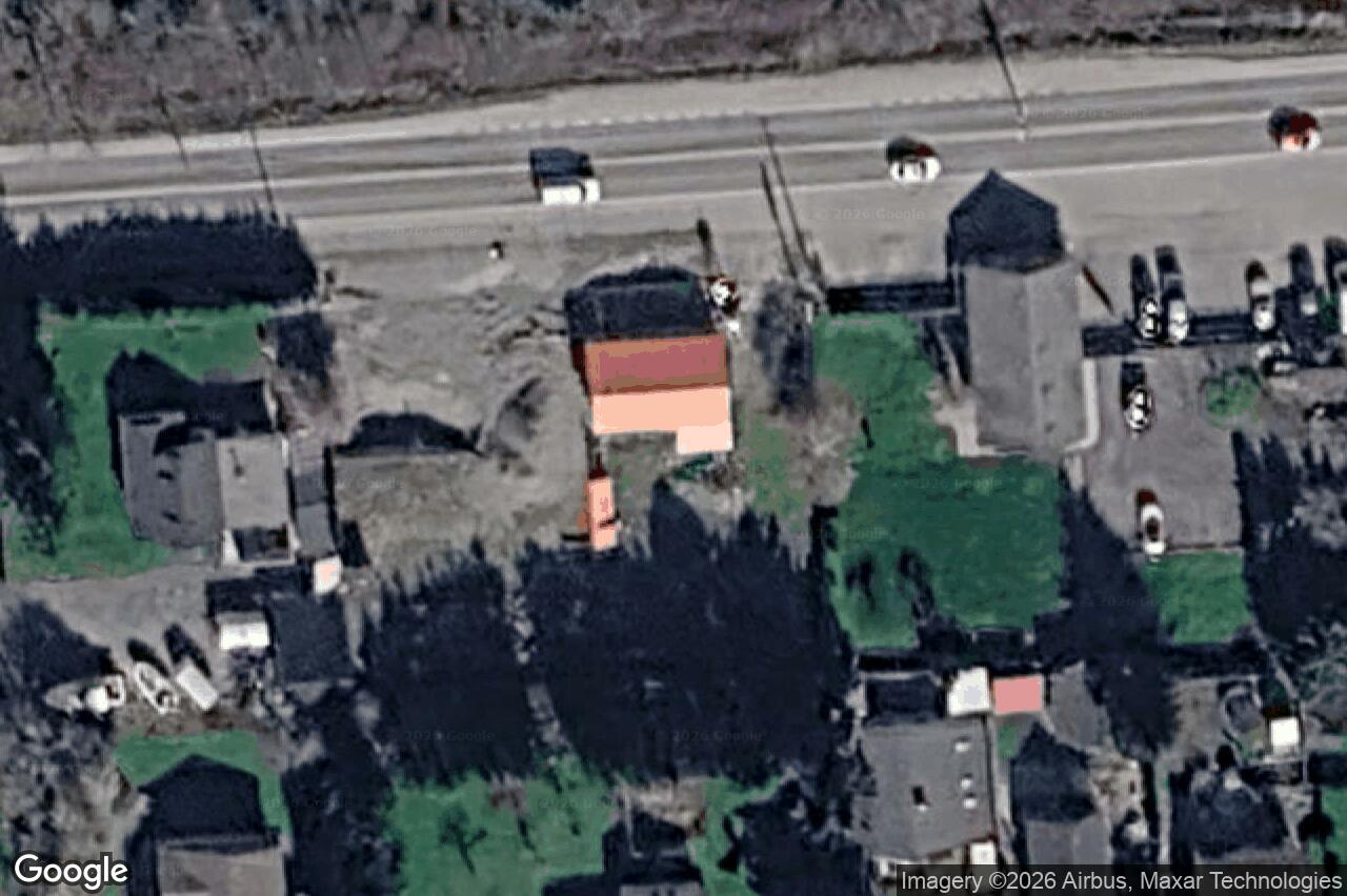 Aerial view of 5723 Sooke Rd, Sooke