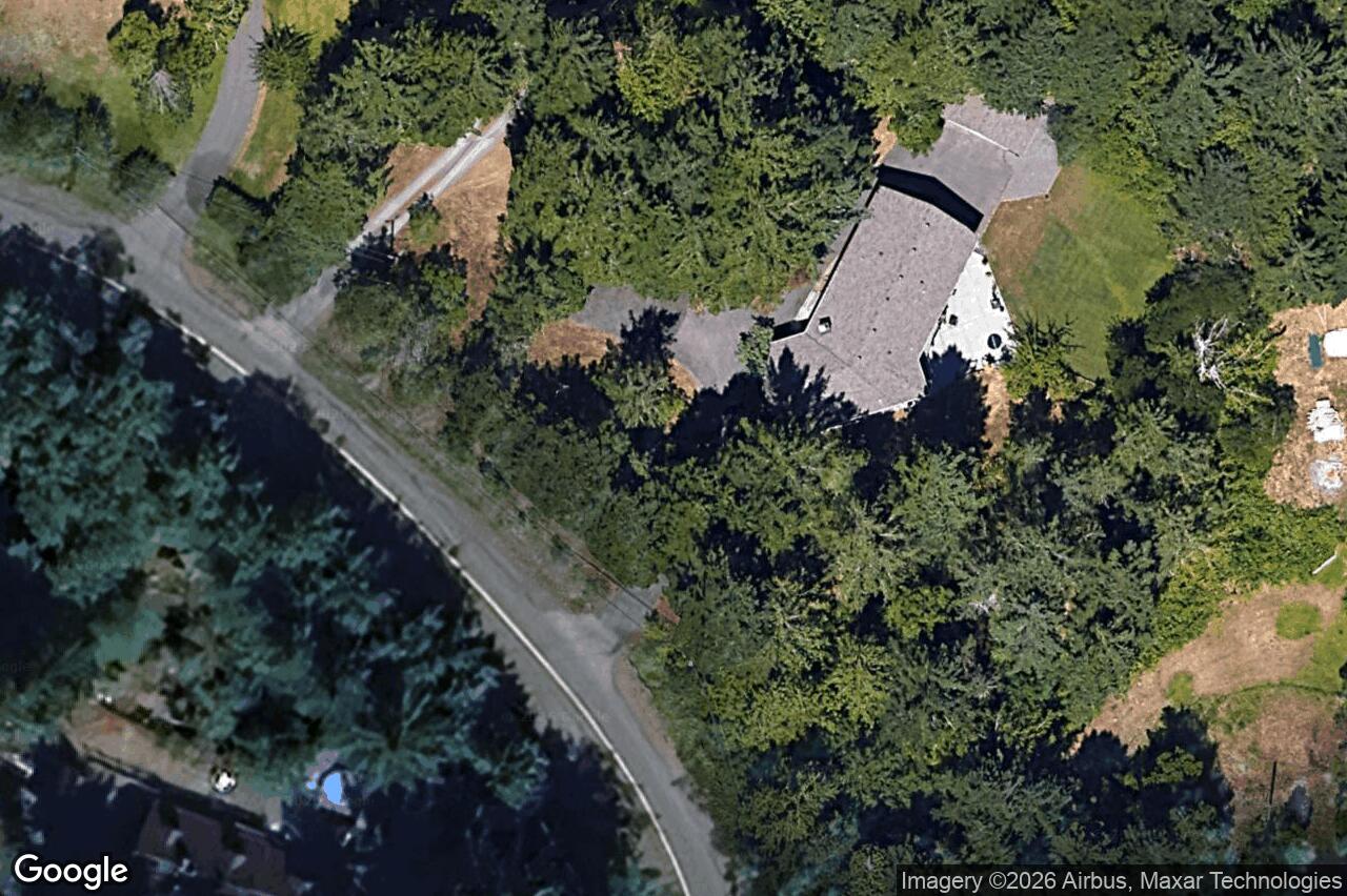 Aerial view of 1074 Glen Forest Way, Metchosin