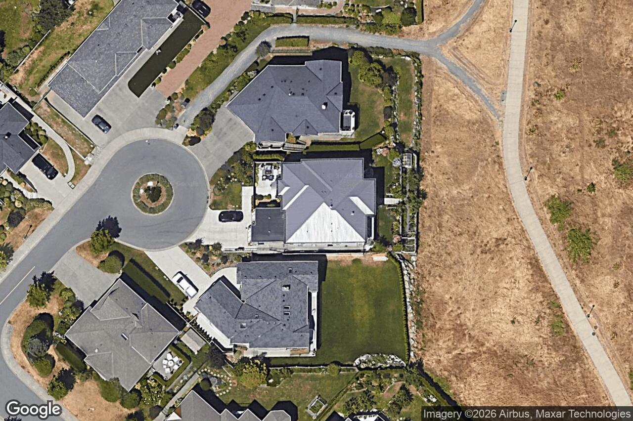 Aerial view of 3531 Proudfoot Pl, Colwood