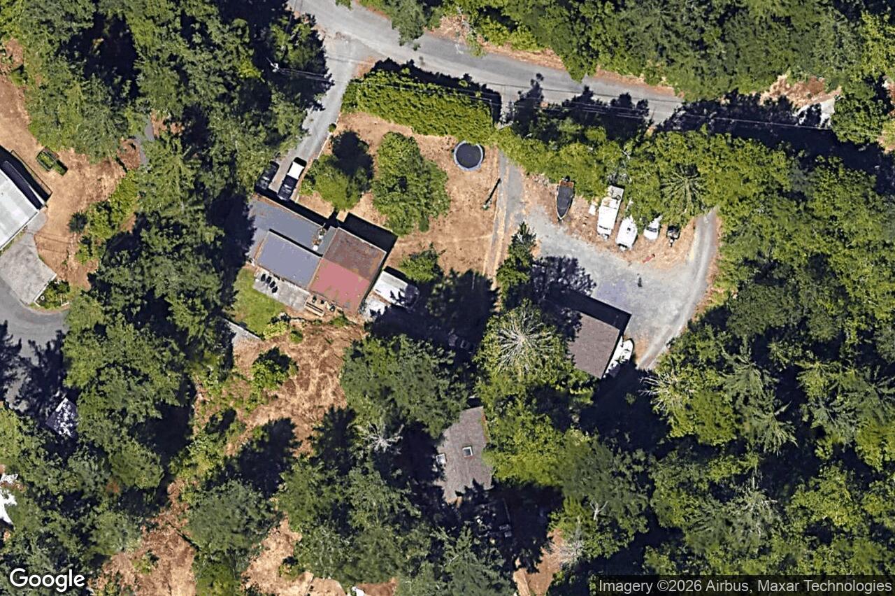 Aerial view of 747 Willing Rd, Langford
