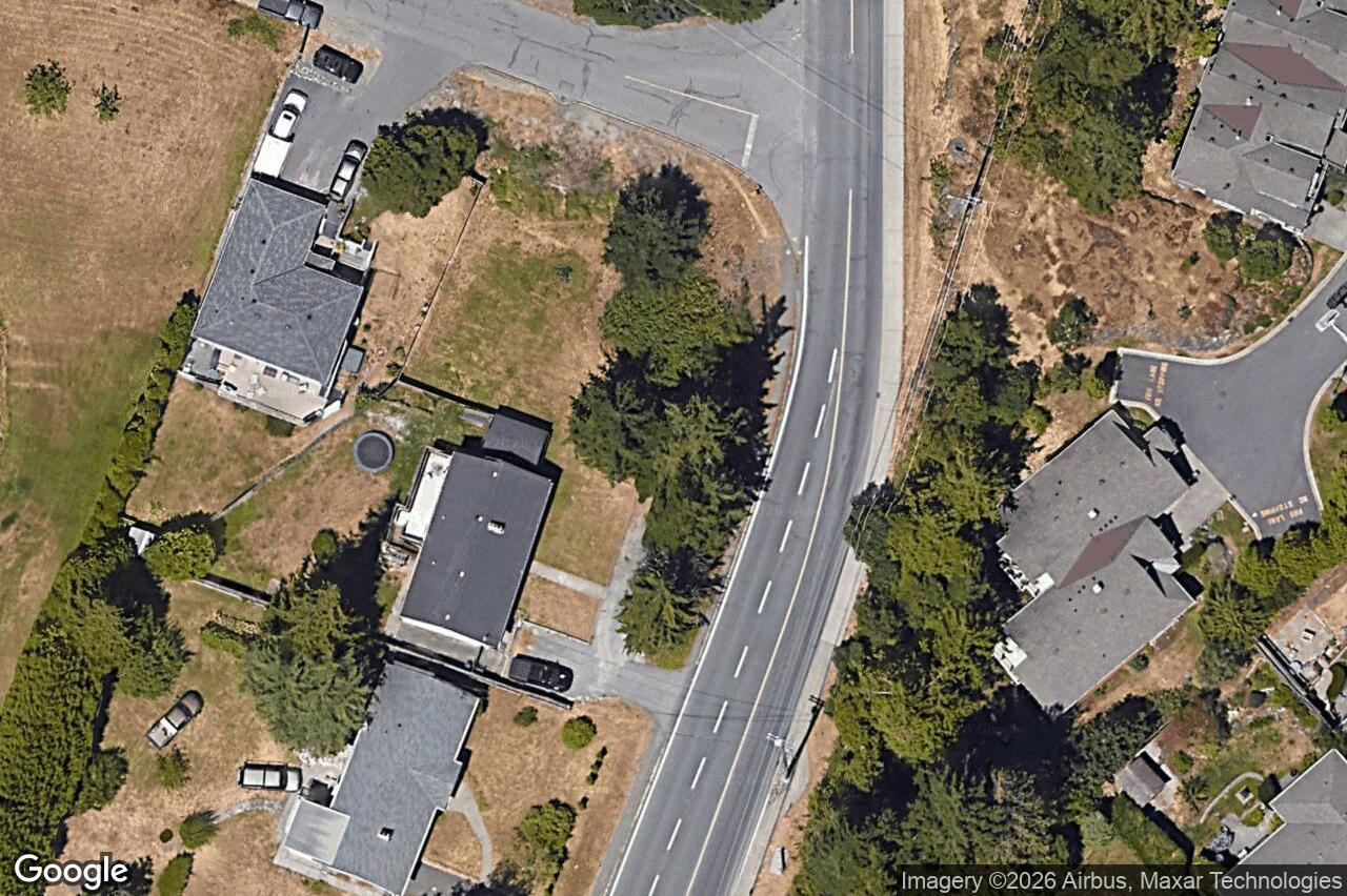 Aerial view of 505 Windthrop Rd, Colwood