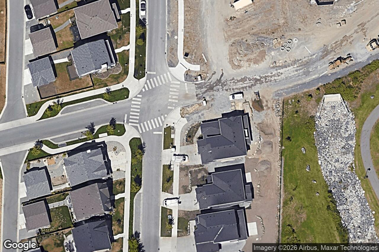 Aerial view of 3483 Sparrowhawk Ave, Colwood