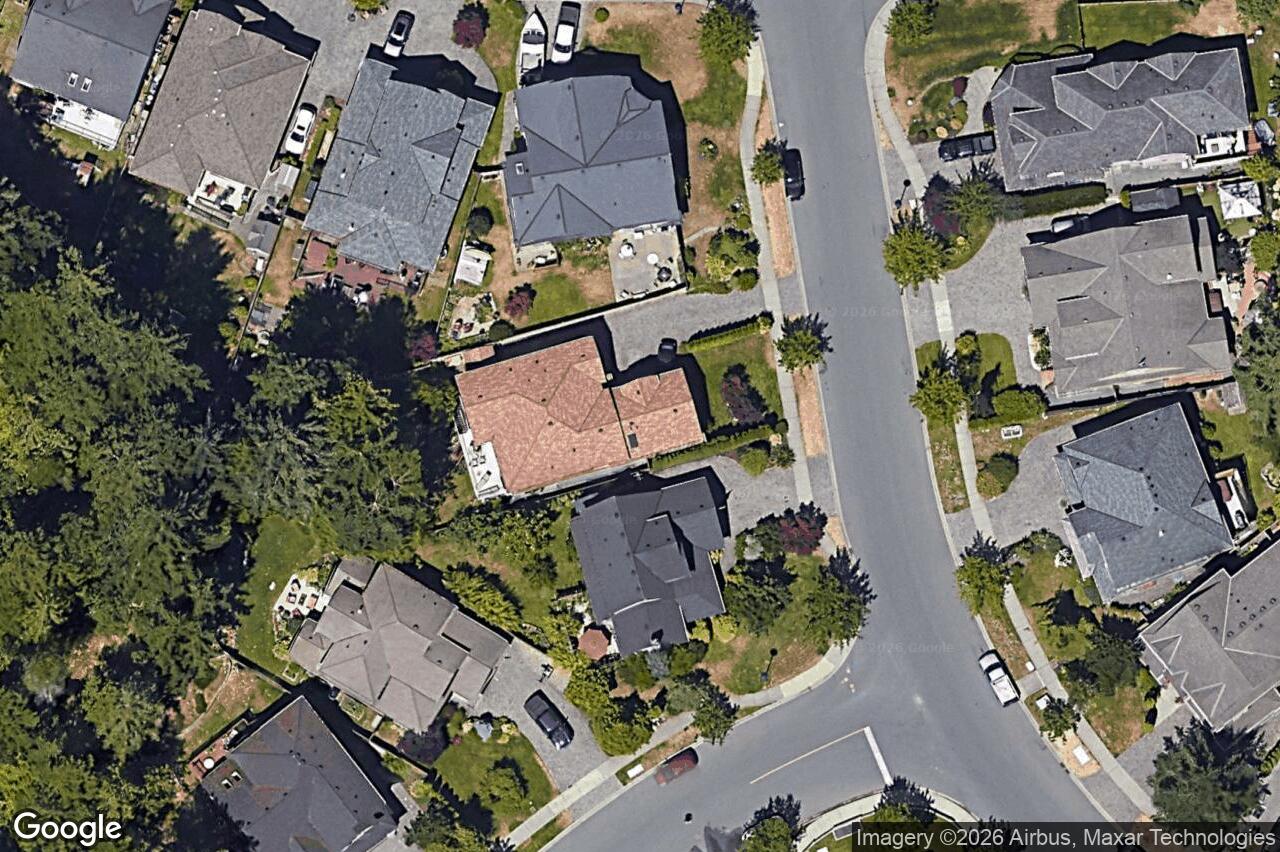 Aerial view of 641 Brookside Rd, Colwood