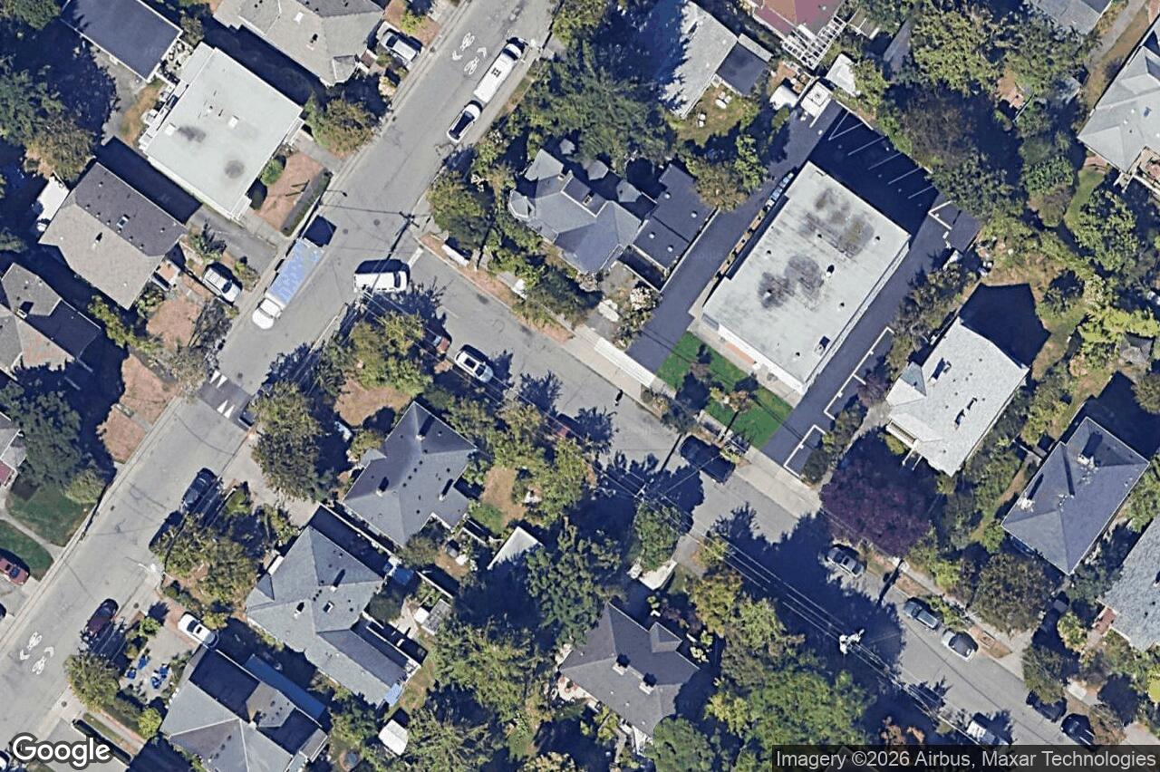 Aerial view of 602 Battery St, Victoria