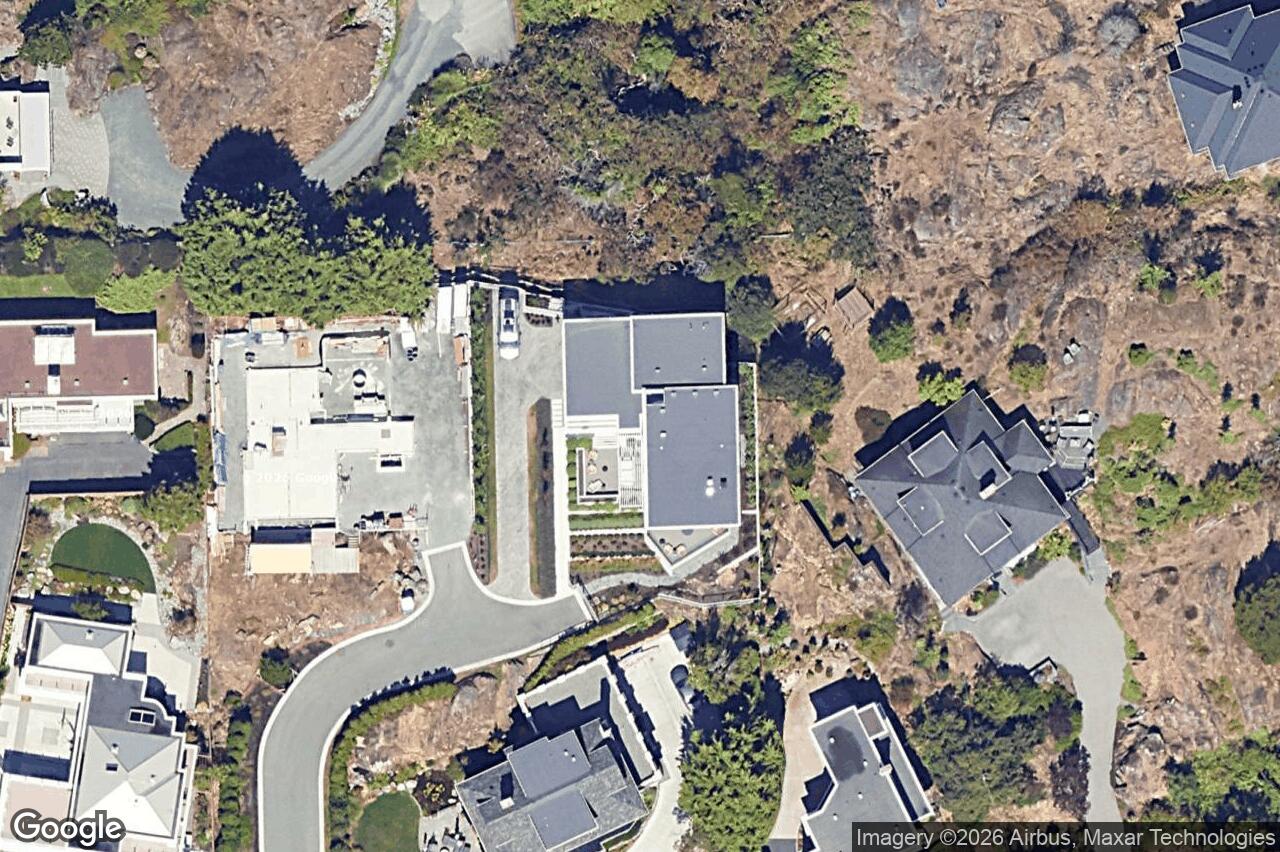 Aerial view of 642 Beach Dr, Oak Bay