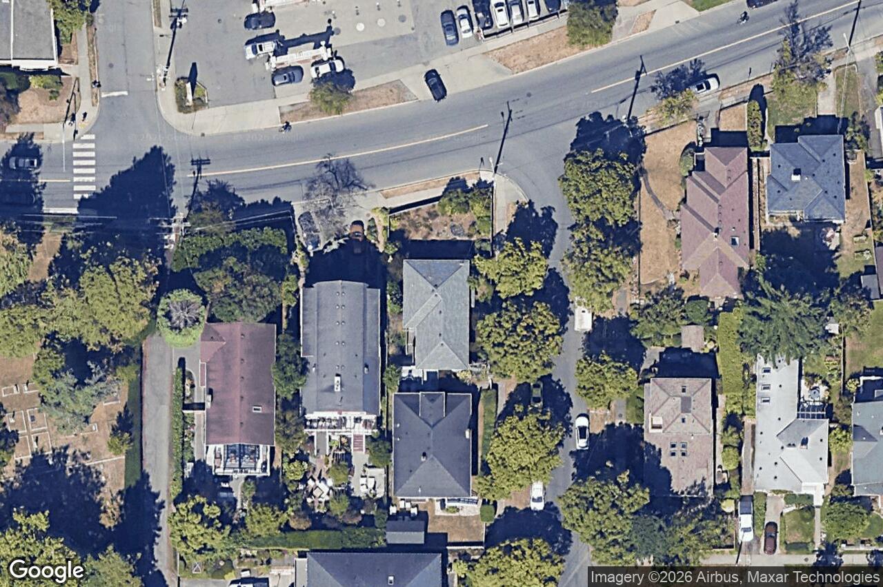 Aerial view of 258 St. Charles St, Victoria