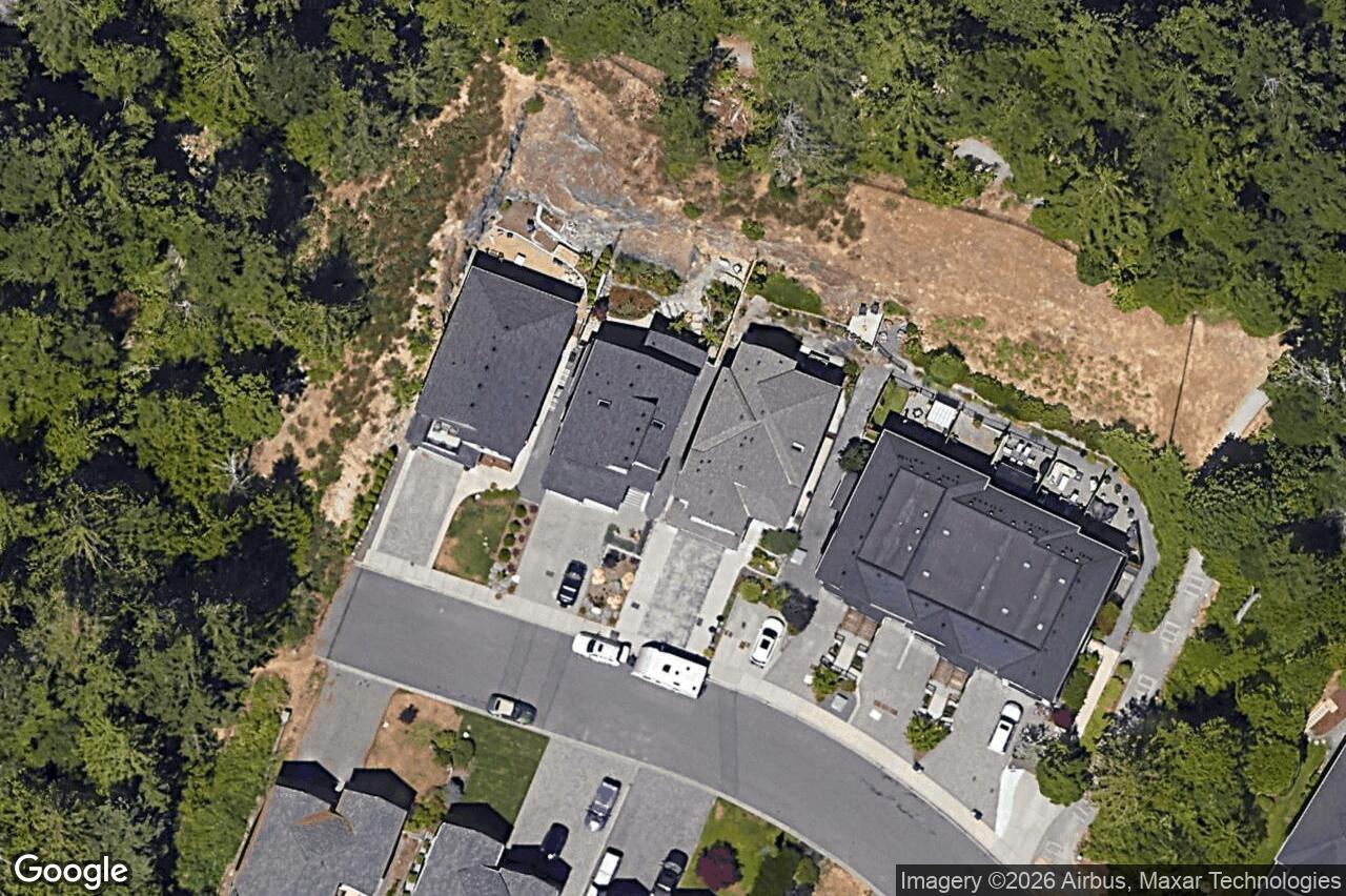 Aerial view of 648 Granrose Terr, Colwood