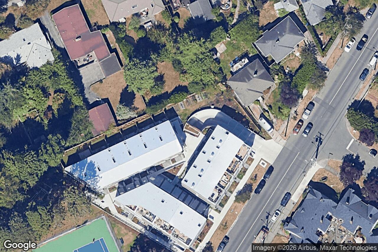 Aerial view of 122 – 1720 Fairfield Rd, Victoria