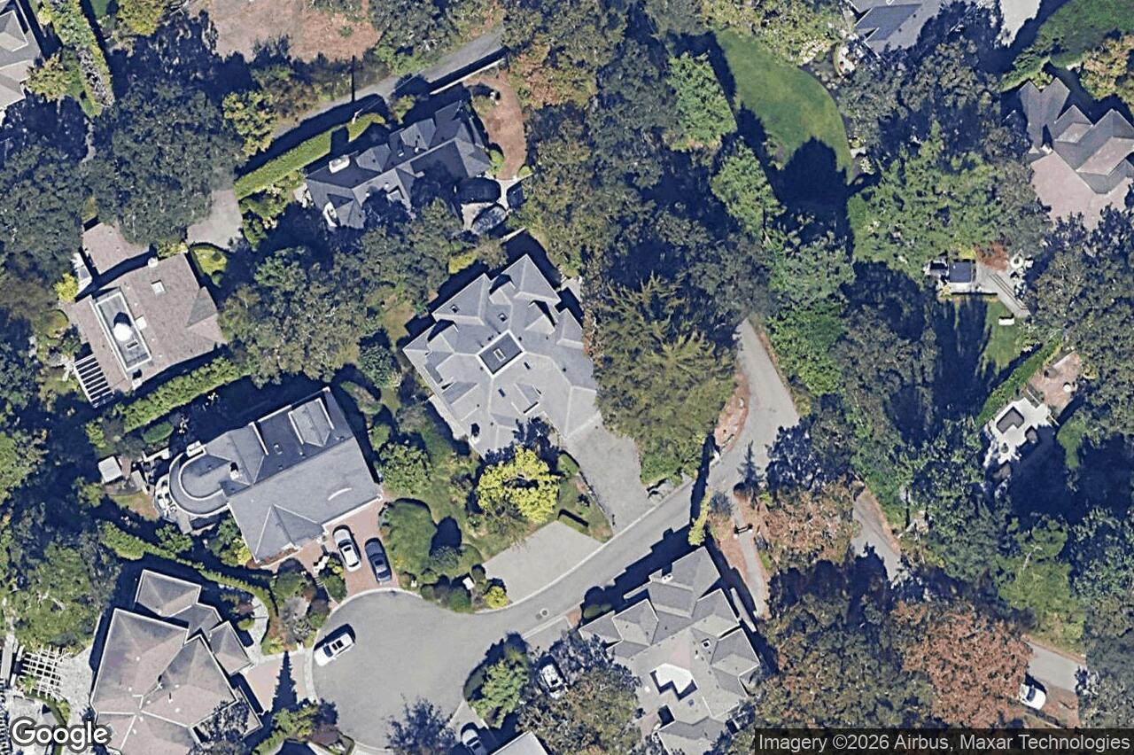 Aerial view of 578 Island Rd, Oak Bay