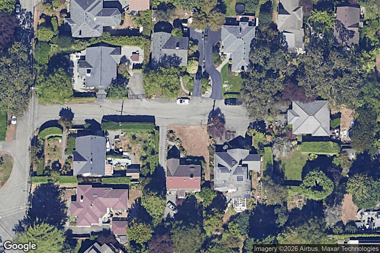 Aerial view of 2125 HALL Rd, Oak Bay
