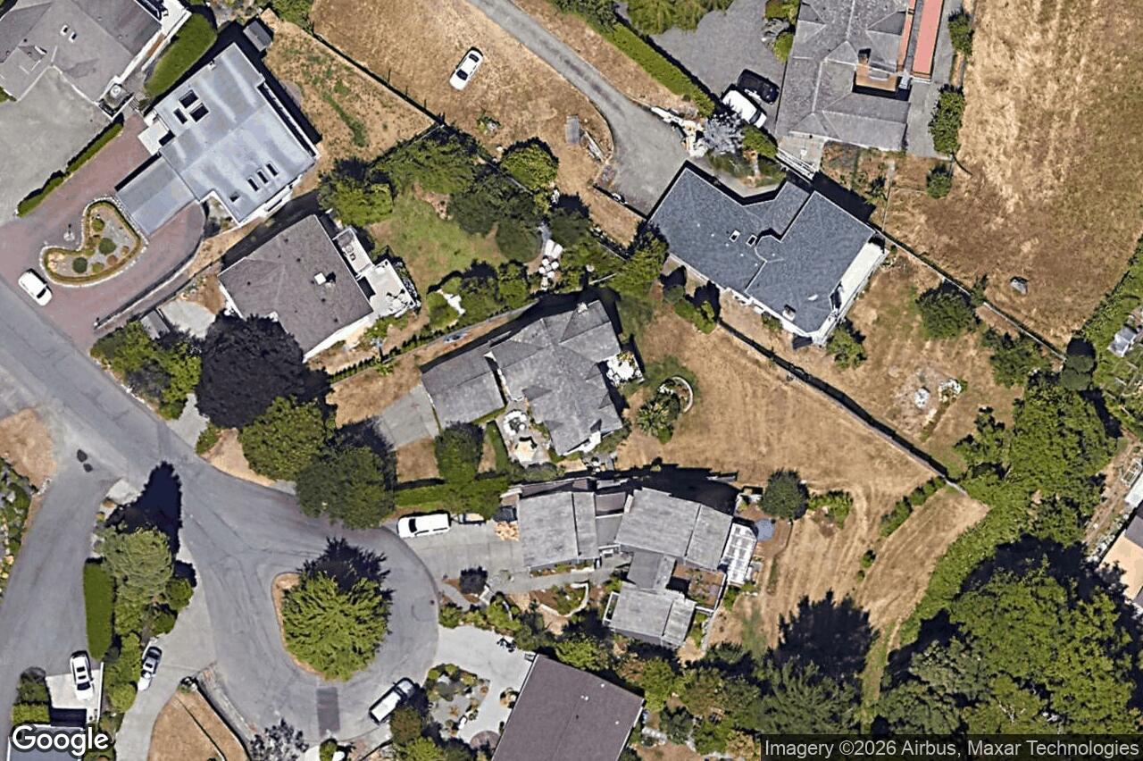 Aerial view of 3515 Aloha Ave, Colwood