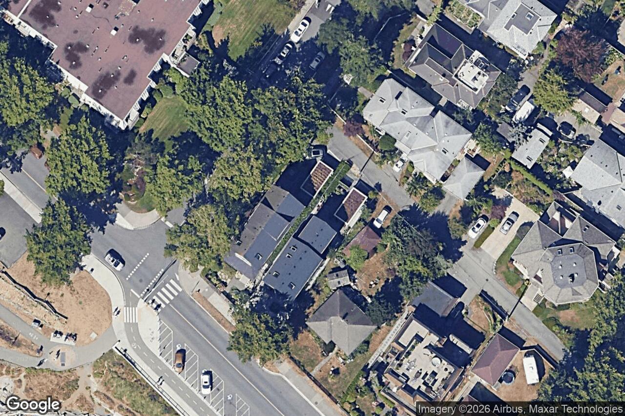Aerial view of 222 Dallas Rd, Victoria