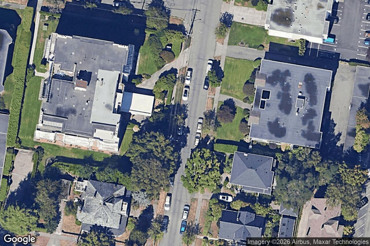 Aerial view of 405 – 420 Linden Ave, Victoria