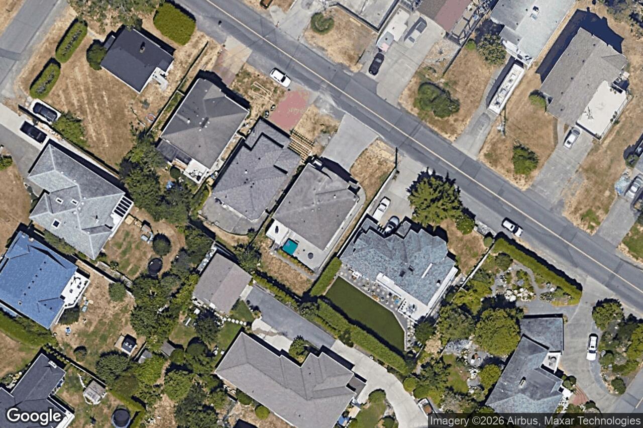 Aerial view of 83 Milburn Dr, Colwood