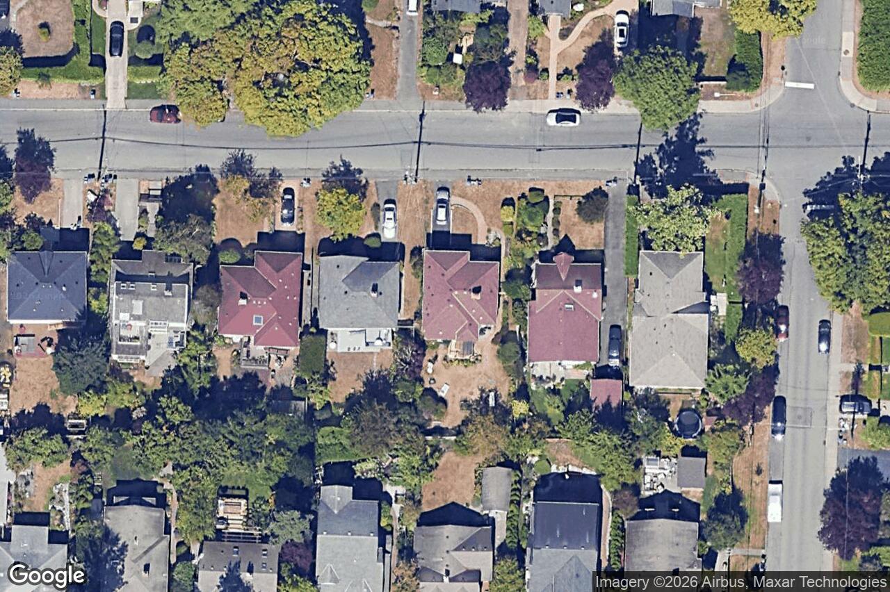 Aerial view of 2183 Central Ave, Oak Bay