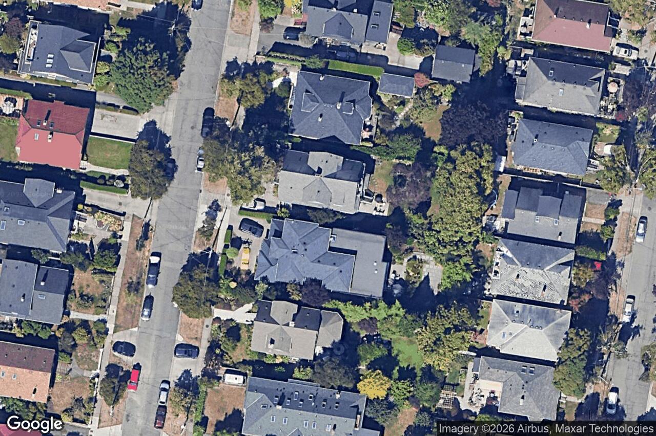 Aerial view of 615 Harbinger Ave, Victoria