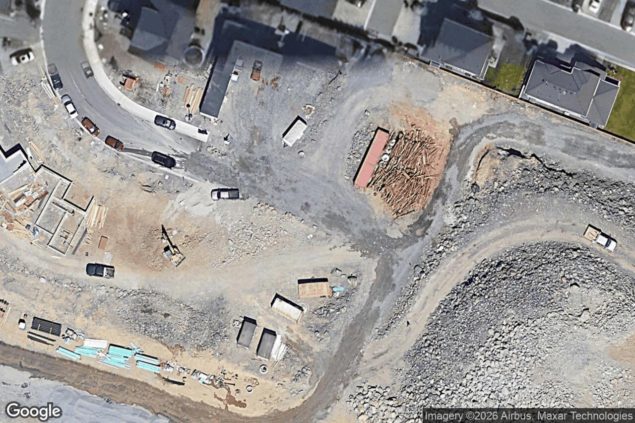 Aerial view of 1192 Smokehouse Cres, Langford