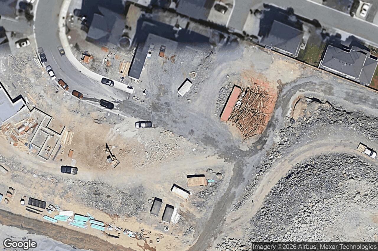Aerial view of 1184 Smokehouse Cres, Langford