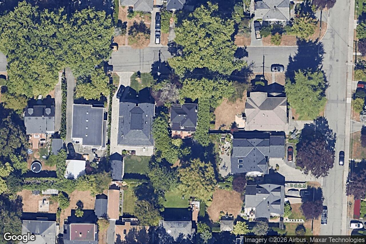 Aerial view of 2377 Zela St, Oak Bay