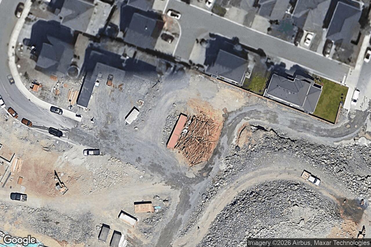 Aerial view of 1161 smokehouse Cres, Langford
