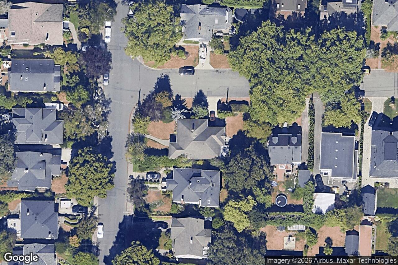 Aerial view of 865 St. Patrick St, Oak Bay
