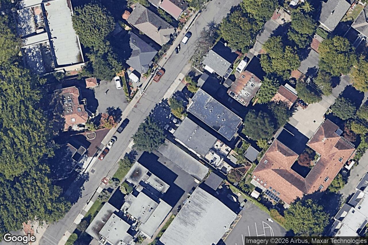 Aerial view of 117 St. Lawrence St, Victoria