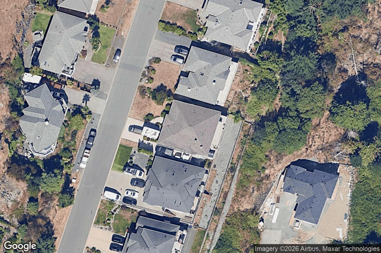 Aerial view of 3387 Haida Dr, Colwood