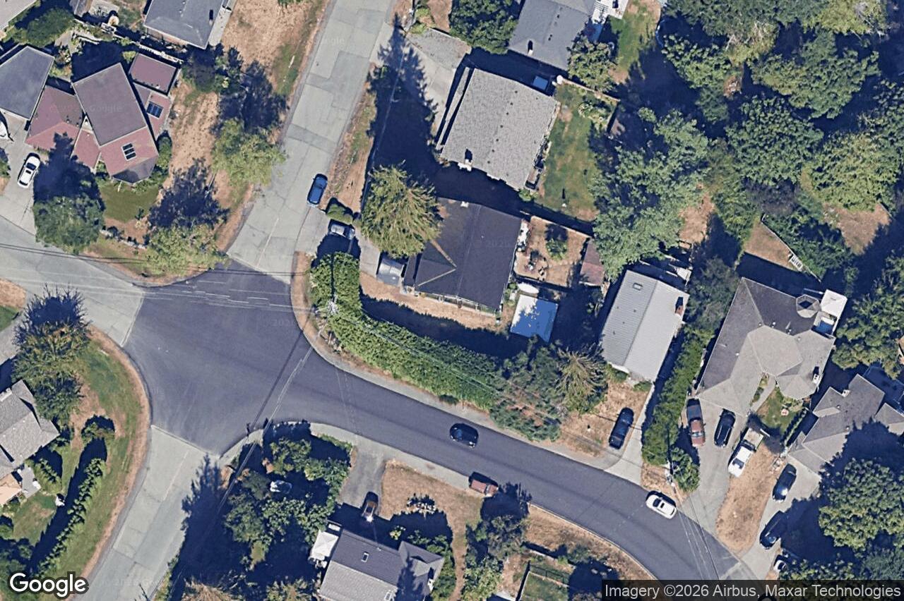 Aerial view of 3369 St. Troy Pl, Colwood
