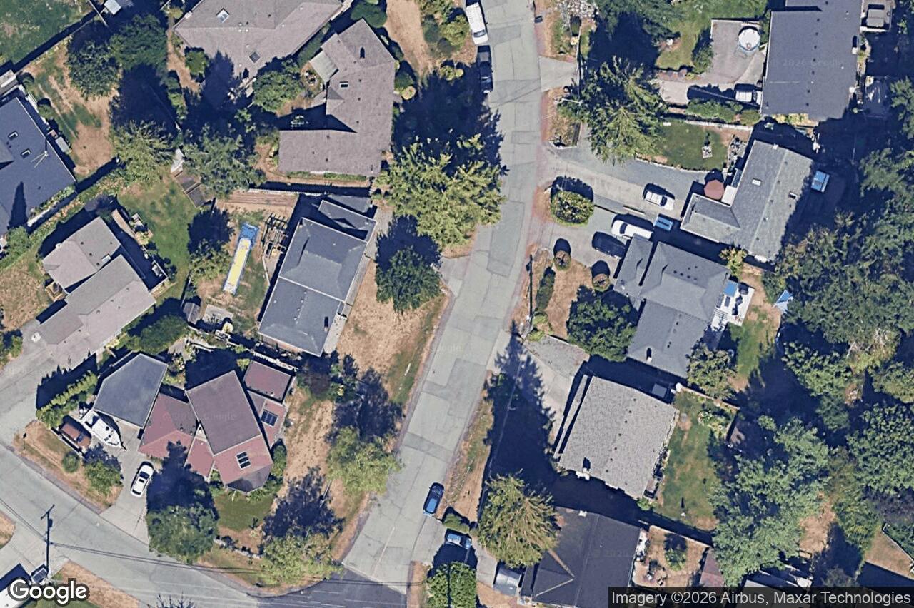 Aerial view of 3362 St. Troy Pl, Colwood