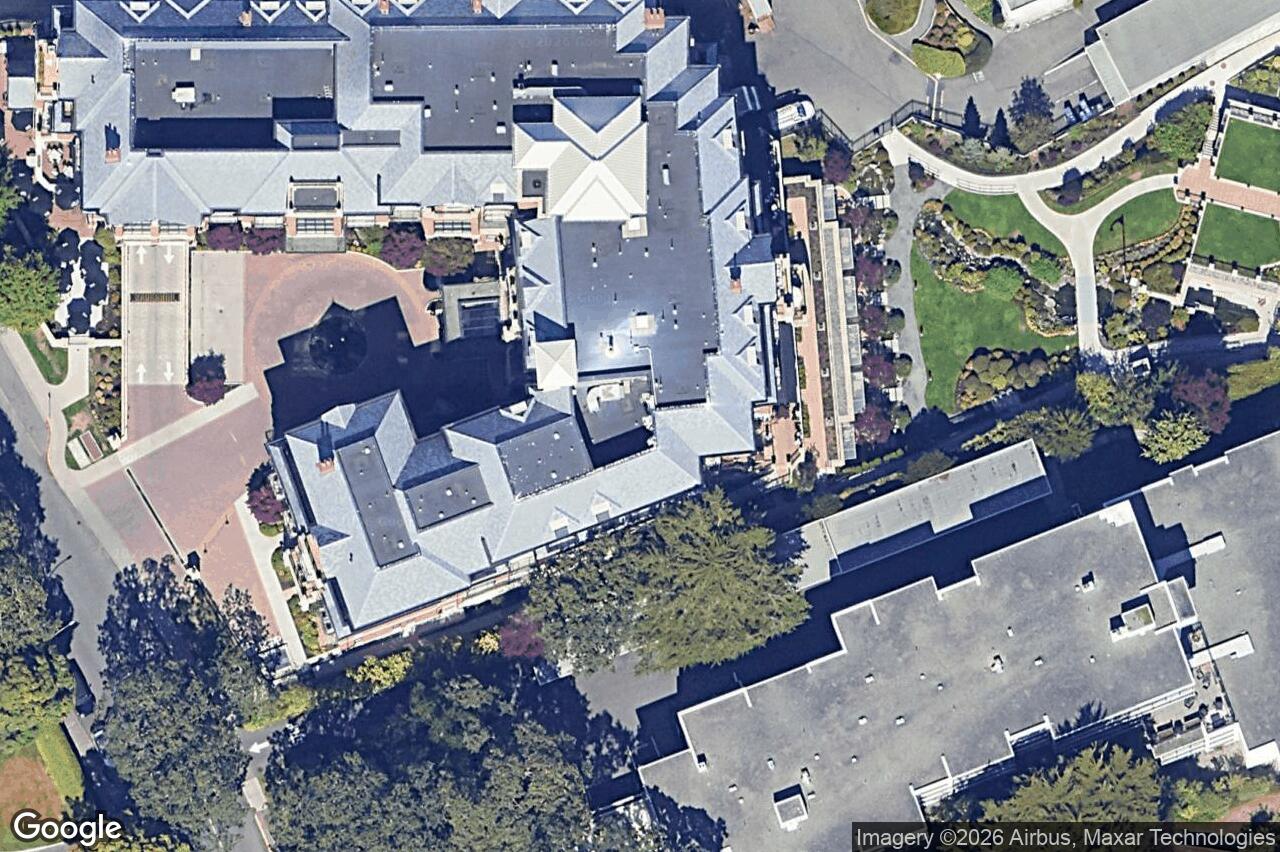 Aerial view of 405 – 1175 Beach Dr, Oak Bay
